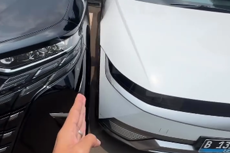parkir mobil, melanggar marka parkir, alphard parkir mepet ioniq 5, Perselisihan Parkir Pemilik Ioniq 5 dan Alphard di Jakarta