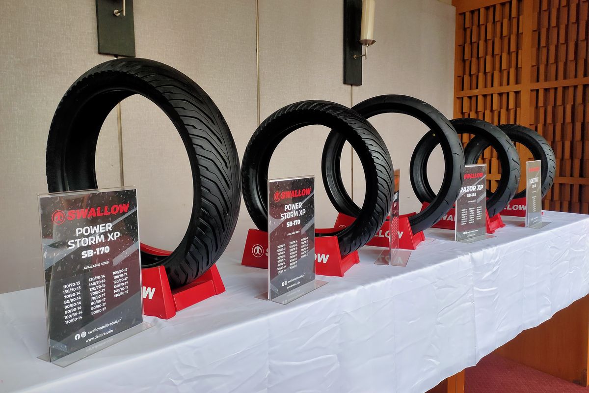 Swallow Luncurkan Ban Motor Power Storm XP di IMOS 2025