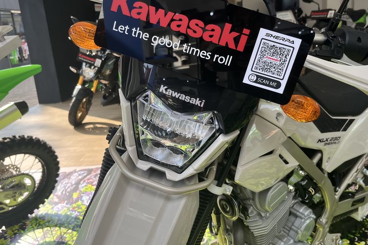 Kawasaki, KLX230 Sherpa, Jakarta Fair 2025, jakarta fair 2025, motor petualangan, Kawasaki KLX230 Sherpa Resmi Diluncurkan di Jakarta Fair 2025