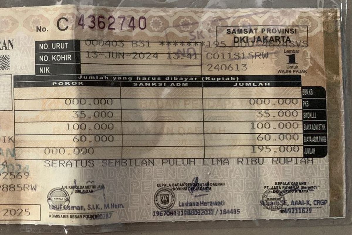 Kenali 5 Penyebab STNK Bisa Diblokir