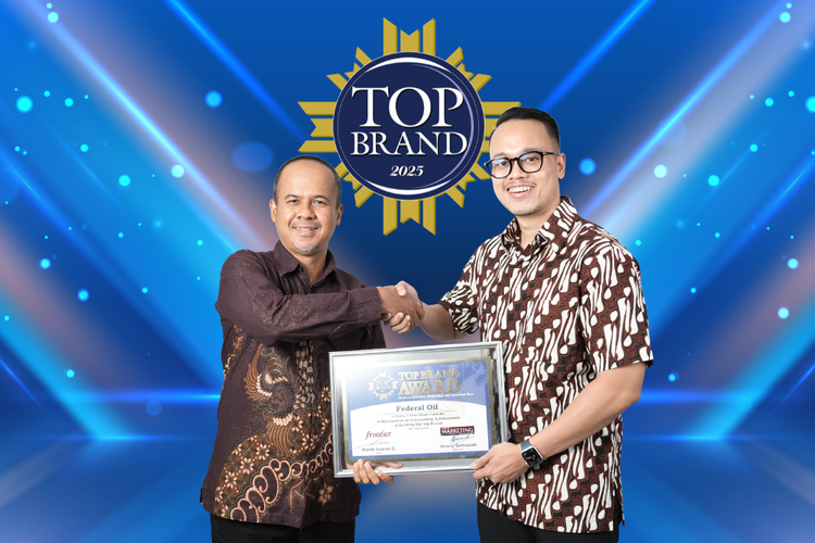 Federal Oil, Top Brand Award Federal Oil, Oli keperpcayaan konsumen, Produsen Oli Ini Sabet Penghargaan 2025