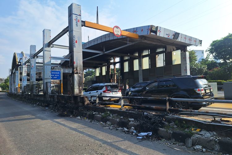 gerbang tol, jasa marga, kebakaran, Pemulihan Layanan, Gerbang Tol Jakarta Kembali Beroperasi Setelah Kebakaran