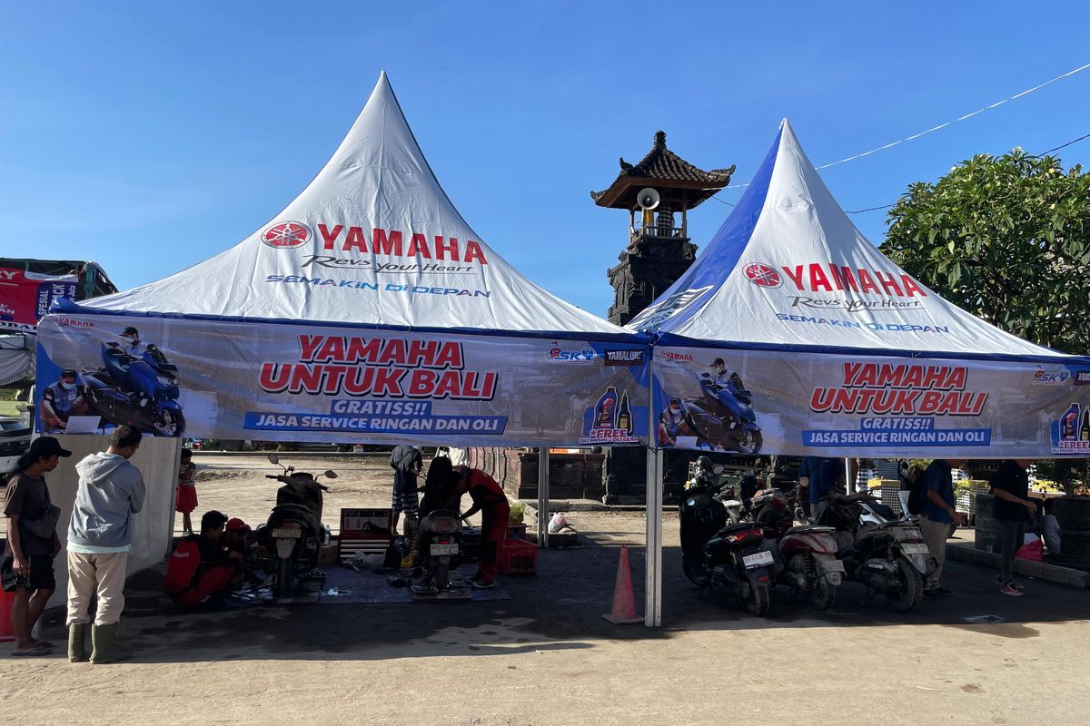 Banjir Bali, Yamaha Buka Posko Servis Gratis