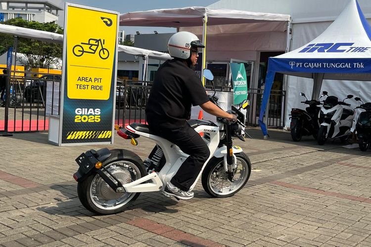 Nore Aergo, motor listrik, motor, GIIAS, Test ride, GIIAS 2025, Test Ride Nore Aergo, Motor Listrik Unik Bergaya Boxy