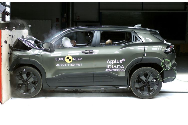 tes tabrak, mobil listrik, Euro NCAP, Suzuki, SUV listrik, e vitara, Suzuki e Vitara Tes Tabrak Euro NCAP, Hasil Cukup Memuaskan