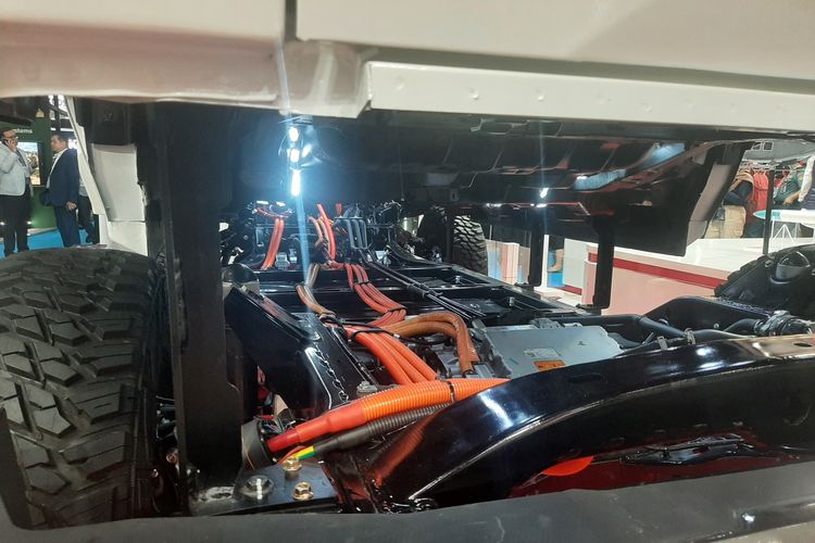 Prabowo Subianto, Pandu, MV3-EV Pandu, kendaraan listrik, Maung, mobil listrik, maung, pandu, Presiden Prabowo, Intip Spesifikasi Kendaraan Taktis Listrik MV3-EV Pandu