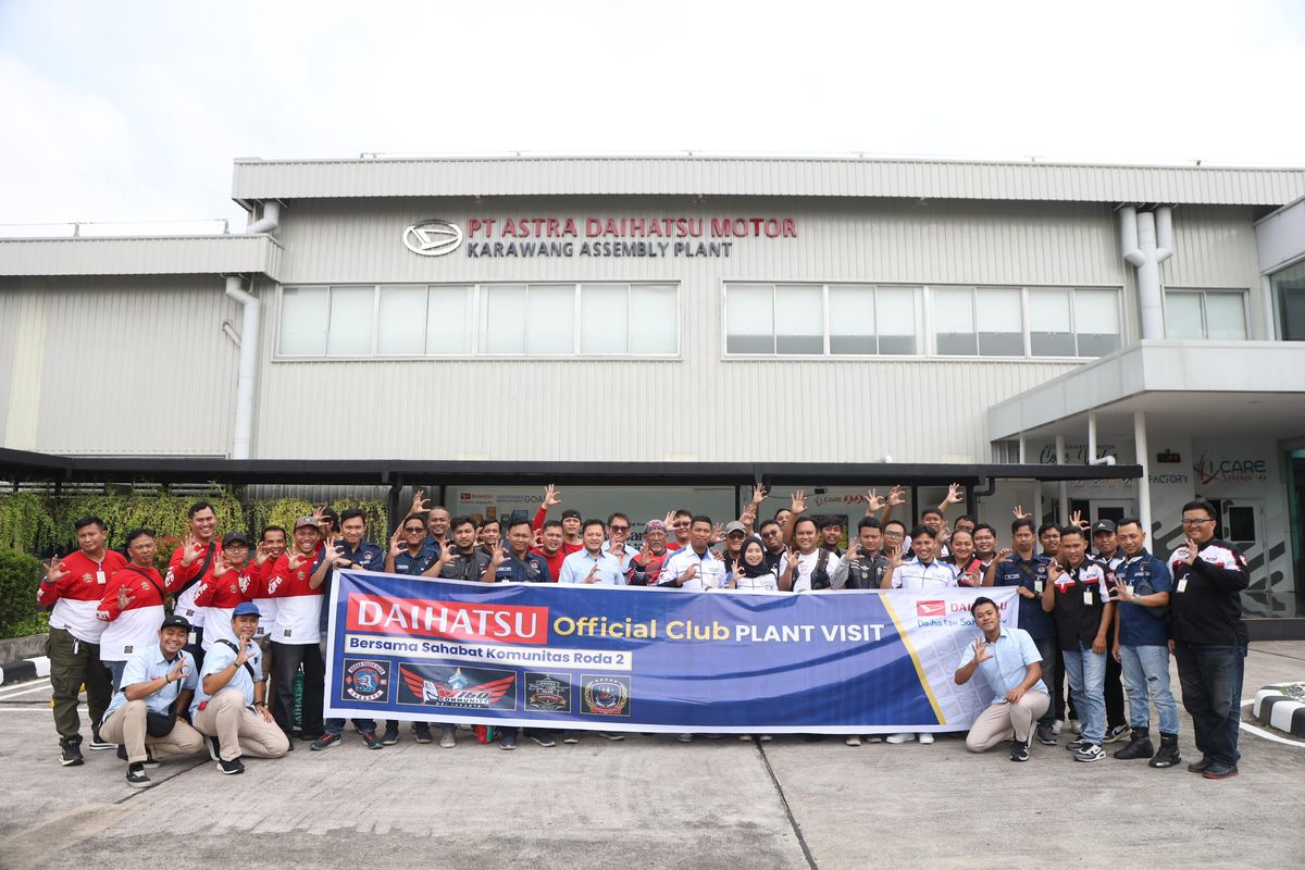 Daihatsu Ajak Komunitas Motor Kunjungi Pabrik Perakitan Mobil