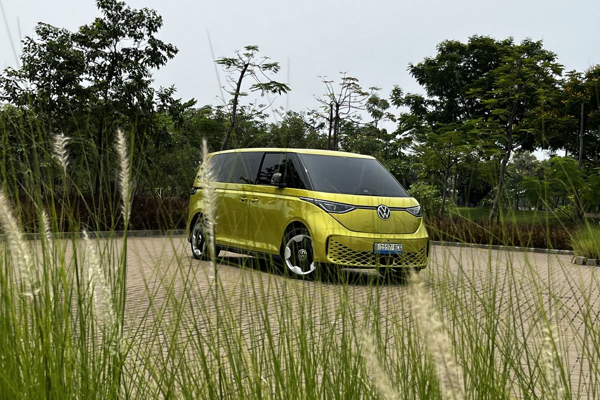 vw kombi, teknologi modern, mobil listrik, Volkswagen ID. Buzz, Hasil Tes Konsumsi Daya VW ID.Buzz  Keliling Jakarta