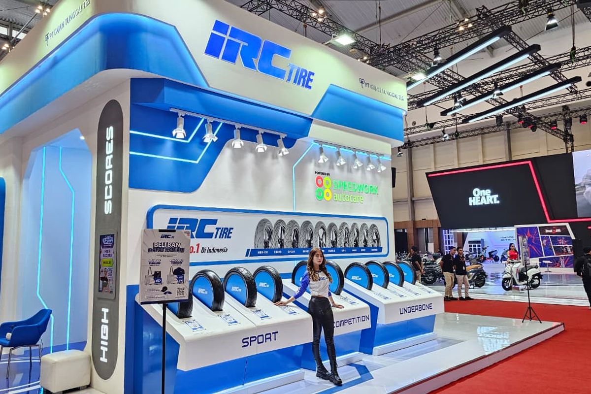 IRC Tire IMOS 2025, imos 2025 dimana, Ban Motor di IMOS 2025, Pilihan Ban Tubeless untuk Sepeda Motor di IMOS 2025