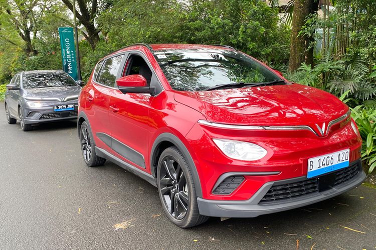 VinFast, VF e34, kendaraan listrik, mobil listrik, tes mobil, test drive, Vinfast VF e34, VinFast e34, Konsumsi daya listrik, Intip Konsumsi Daya VinFast VF e34 Rute Depok-Ciawi