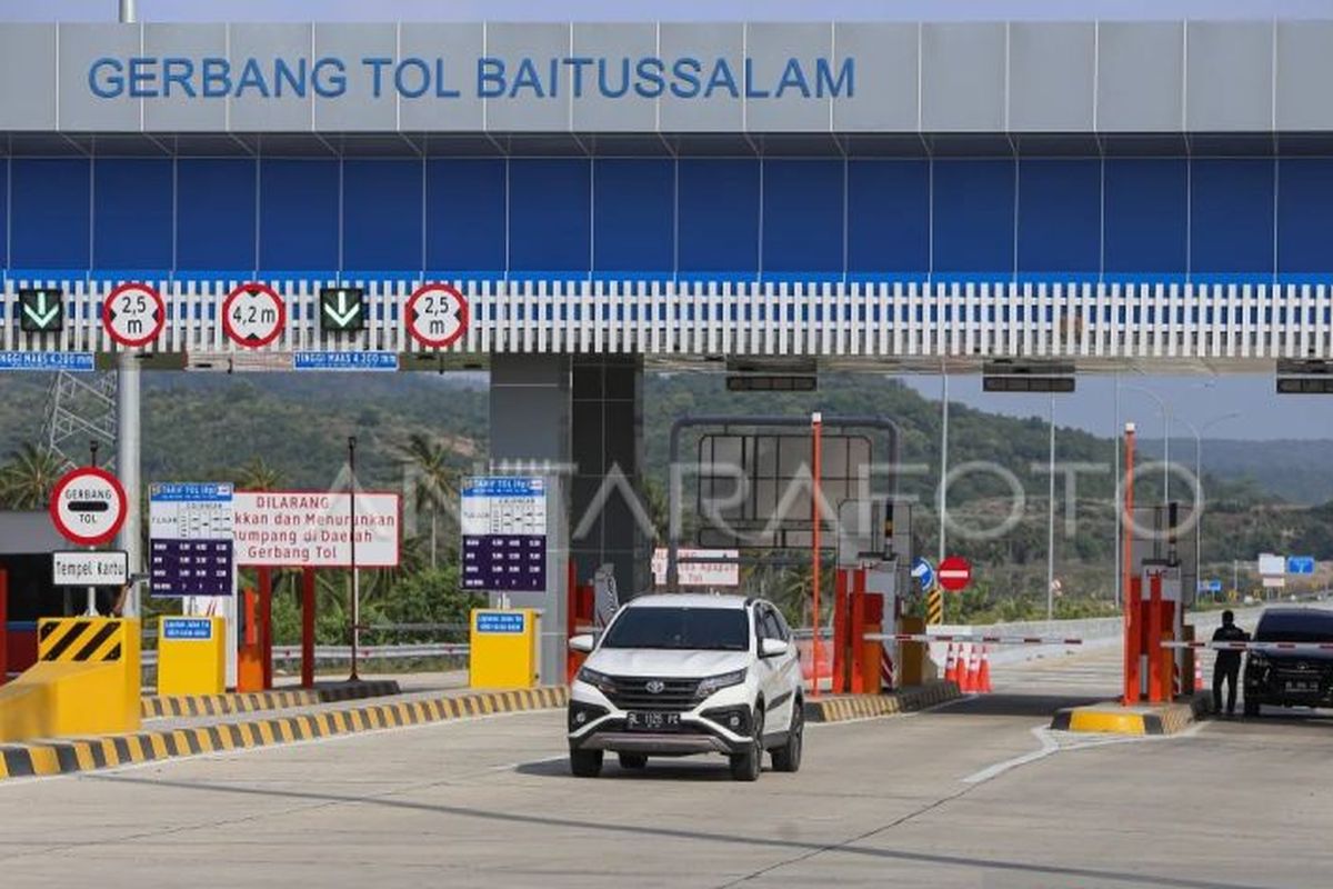 140.362 Kendaraan Melintas Tol Trans Sumatera H-3 Lebaran 2025