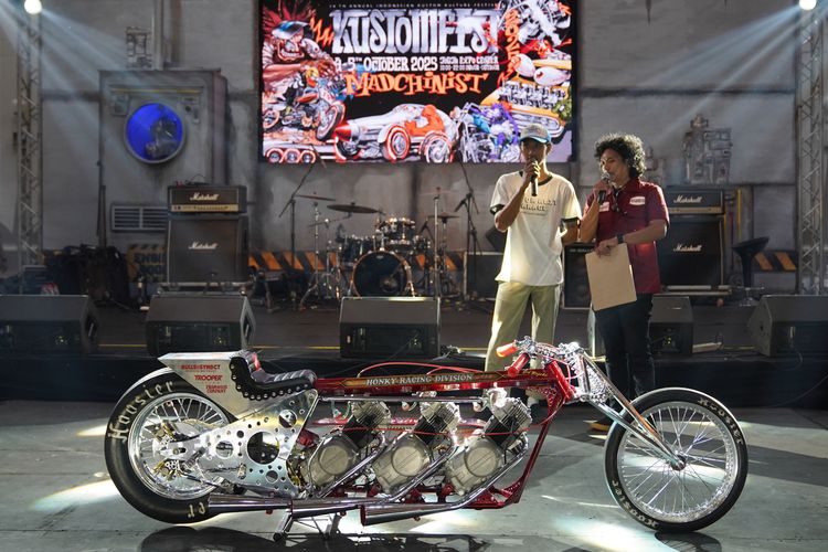 yogyakarta, modifikasi, Kustom, Yokohama, Builder, shovelhead, Chevrolet, kustomfest 2025, Kustomfest 2025, Panggung Impala Low Rider dan Shovelhead 1978
