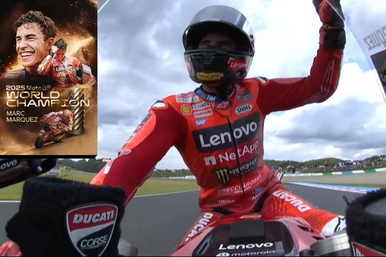 Marc Marquez, Marquez, MotoGP Jepang 2025, juara dunia motogp 2025, marc marquez juara dunia 2025, Marc Márquez Juara Dunia MotoGP di Tanah Honda