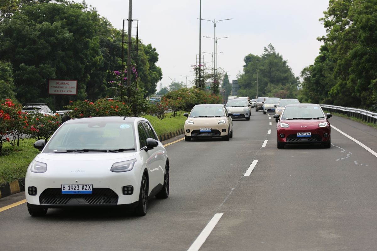 Tes Konsumsi Daya Aion UT, Jakarta-Bandung PP Cuma Sekali Cas