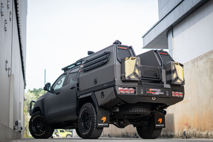 Tactical vehicle, kendaraan taktis, tactical vehicle, Maxfort, Hilux, toyota hilux, Kendaraan taktis, maxfort, Maxfort Ubah Toyota Hilux Jadi Kendaraan Taktis