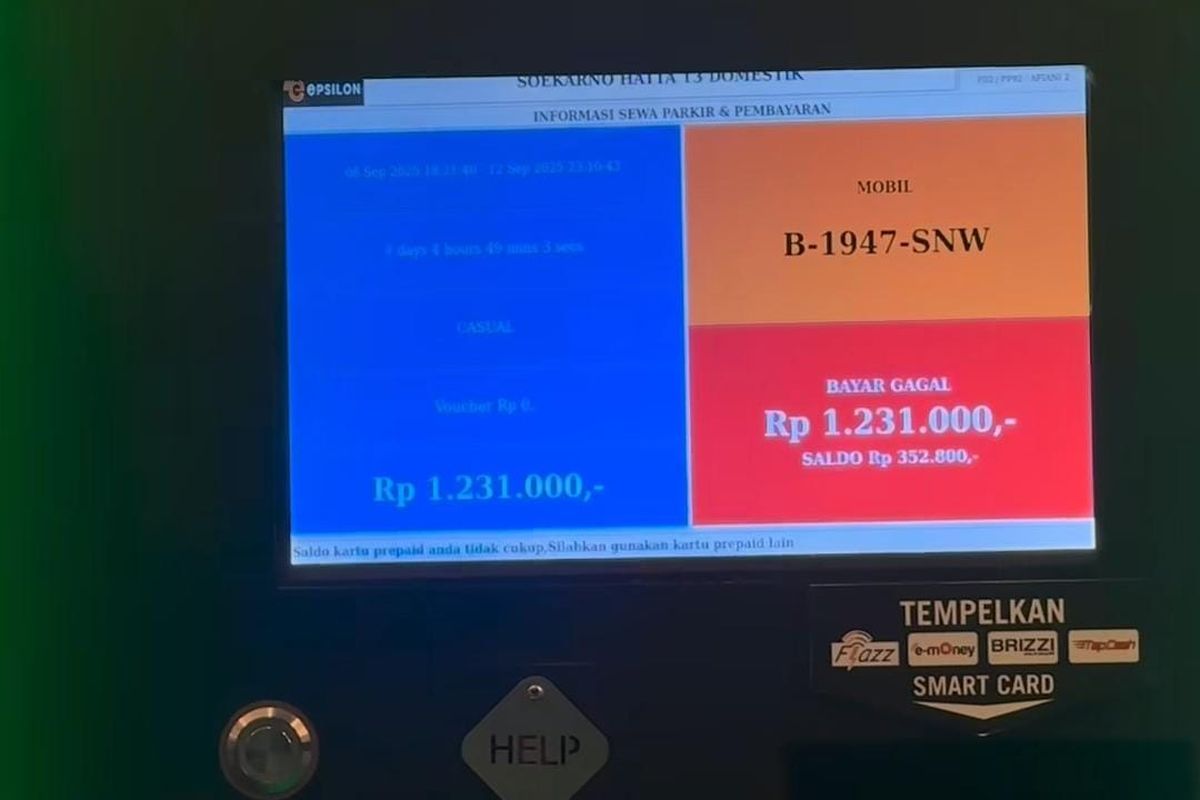 Kaget, Parkir 4 Hari di Terminal 3 Soetta Kena Bayar Rp 1,2 Juta