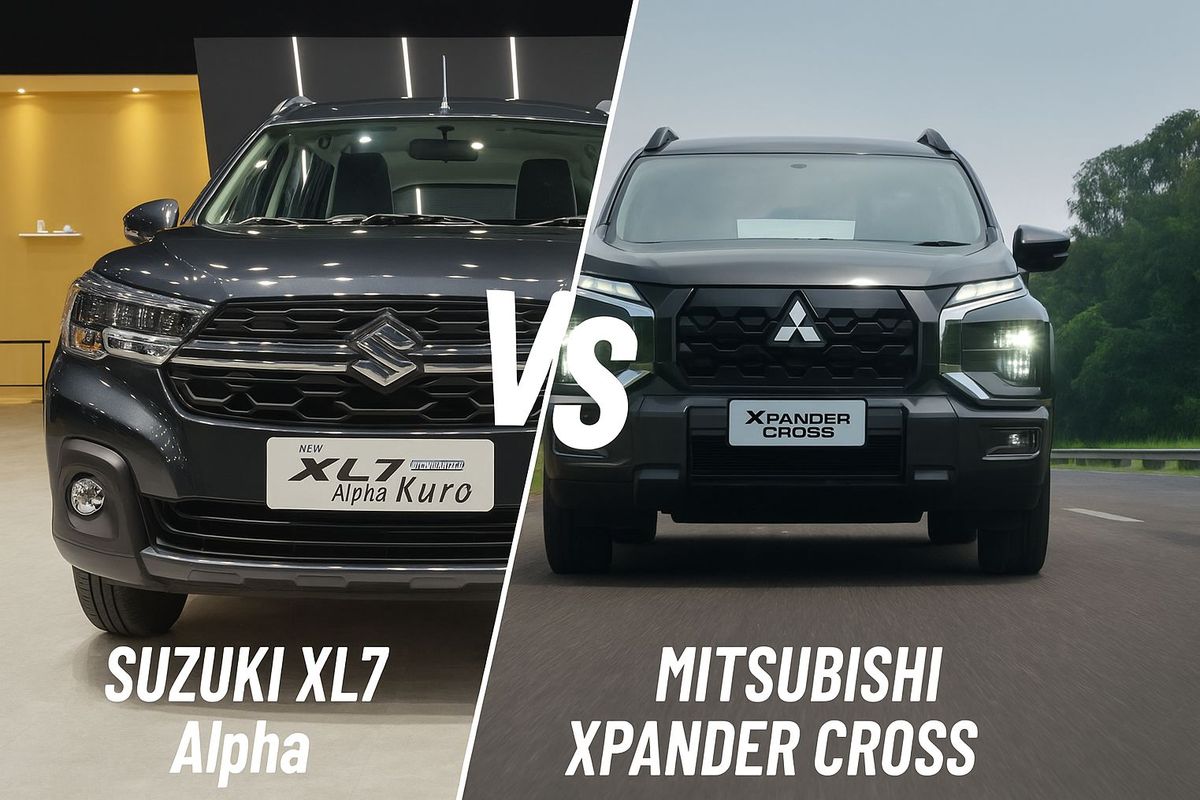 Adu XL7 Hybrid Alpha Kuro Vs Xpander Cross: Pertarungan MPV Rasa SUV