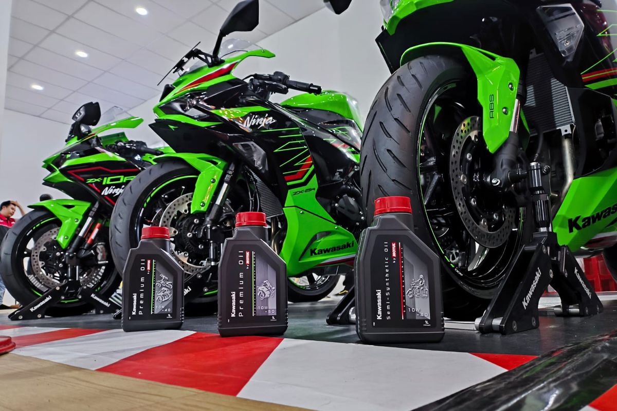 Kawasaki Sediakan Pelumas Khusus, Tawarkan Performa Maksimal