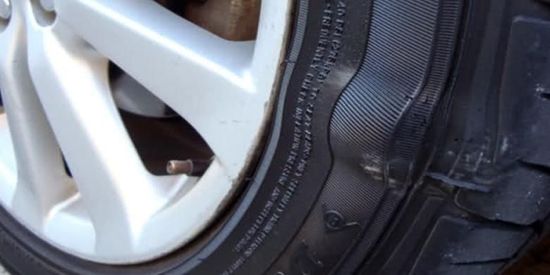 kerugian, Ban mobil, tekanan udara, dinding ban, benjol, angin, Hal Sepele yang Bikin Ban Mobil Benjol