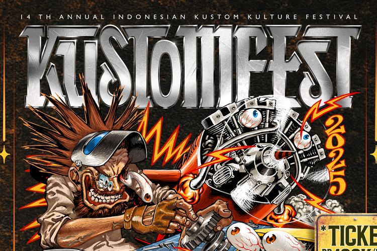 yogyakarta, Kustomfest, mesin, Yokohama, Builder, flat track, silinder, Kustomfest 2025 “Madchinist