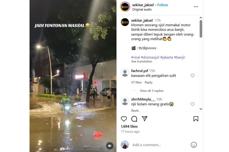 motor listrik, Motor listrik, banjir Jakarta, bengkel spesialis motor listrik, tips motor, motor listrik menerjang banjir, Motor Listrik Sering Lewat Banjir, Komponen Ini Perlu Diganti Berkala