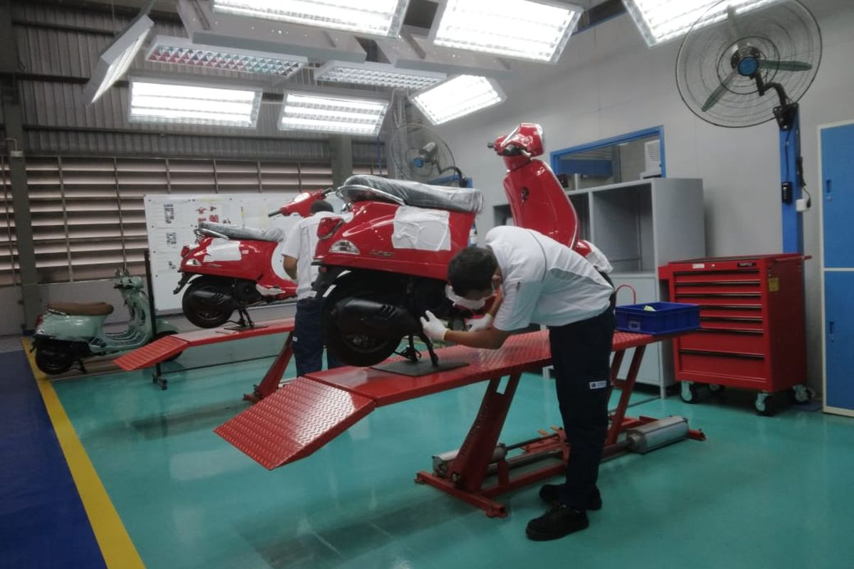 Pabrik Piaggio di Cikarang: Fokus Produksi Vespa LX 125