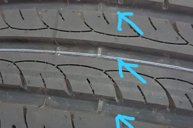 pengecekan, Ban mobil, ketebalan, keausan, segitiga, Telapak ban, Mengenal TWI, Indikator Penting pada Ban Mobil