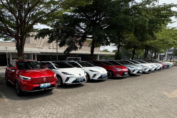 MG Electric Vehicle Club, mobil listrik, MG ZS EV, GIIAS 2025, Komunitas Mobil Listrik MG Tempuh Jakarta-Bali Cuma Habis Rp 600.000