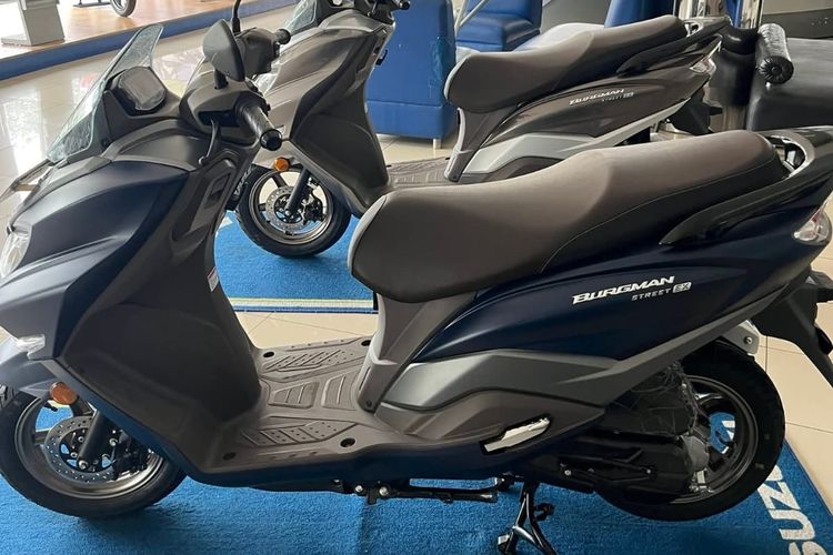 produksi lokal, Suzuki Burgman Street, warna Stellar Blue, Teuku Agha, Suzuki Burgman Street 125EX Mulai Dirakit Lokal di Indonesia