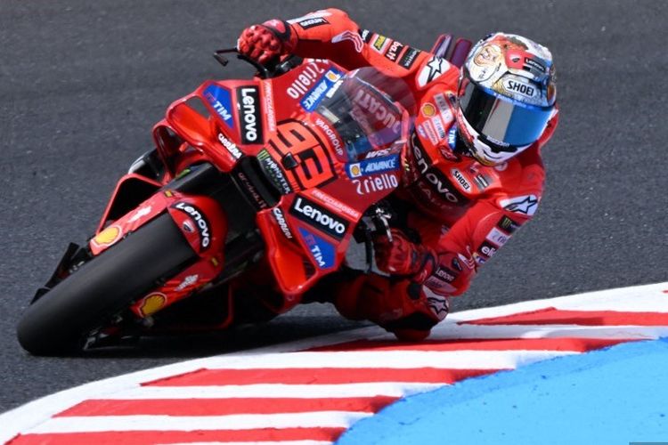 Marc Marquez, alex marquez, balap motor, MotoGP Jepang, Marco Bezzecchi, Hasil Practice MotoGP Jepang, Bezzecchi Tercepat, Marc Marquez Ketiga