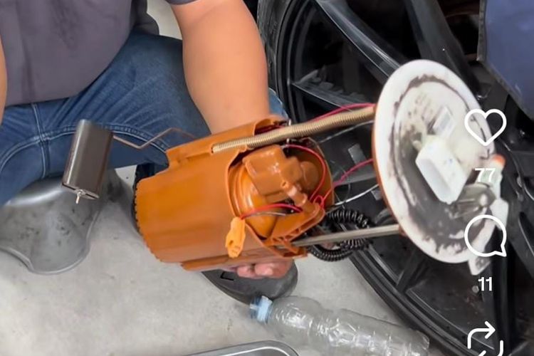 spbu gito gati, pertamax campur solar, Bensin campur solar, Komponen Mobil Bensin yang Bisa Rusak akibat Bensin Campur Solar