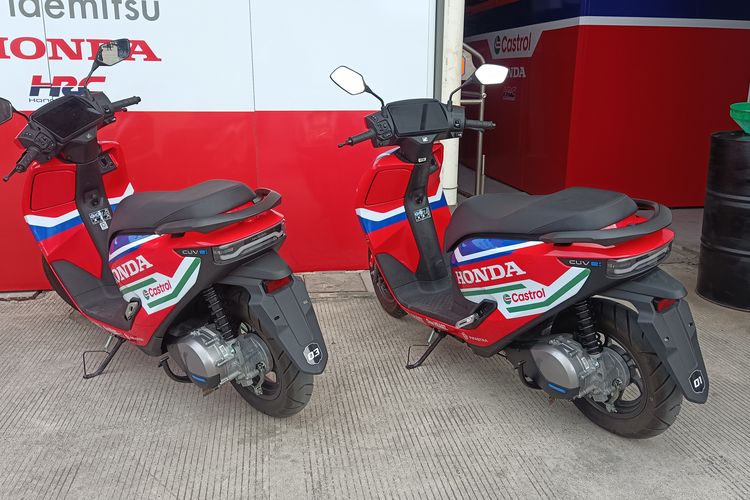 MotoGP Indonesia, motor paddock, cuv e:, Honda CUV e:, Lihat Langsung Honda CUV e: Livery Honda HRC dan LCR di Mandalika