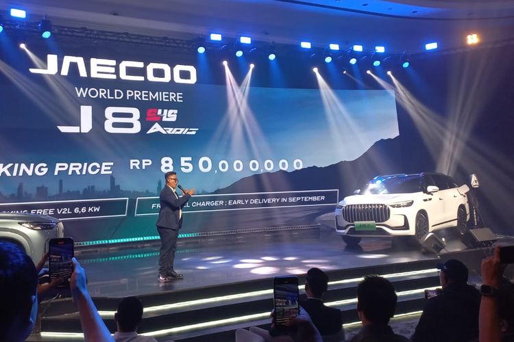 Jaecoo, SUV premium, J8 SHS ARDIS, SUV hybrid, PHEV, J8 ARDIS, Jaecoo Indonesia, suv premium, SUV Hybrid, Harga Pre-Booking Rp 850 Juta, Cek Spesifikasi Jaecoo J8 SHS ARDIS