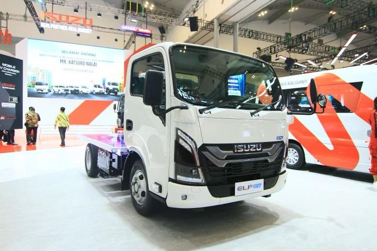 Truk listrik, Isuzu Astra Motor Indonesia (IAMI), Elf EV, Isuzu, truk isuzu, Isuzu Pastikan ELF EV Masuk Pasar Indonesia
