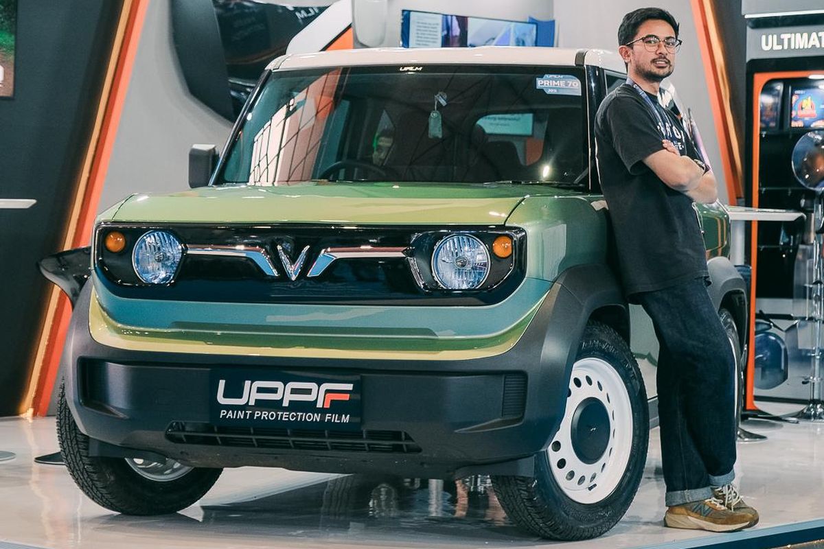 Modifikasi Mobil Listrik VinFast VF 3, Tampil Klasik Futuristik