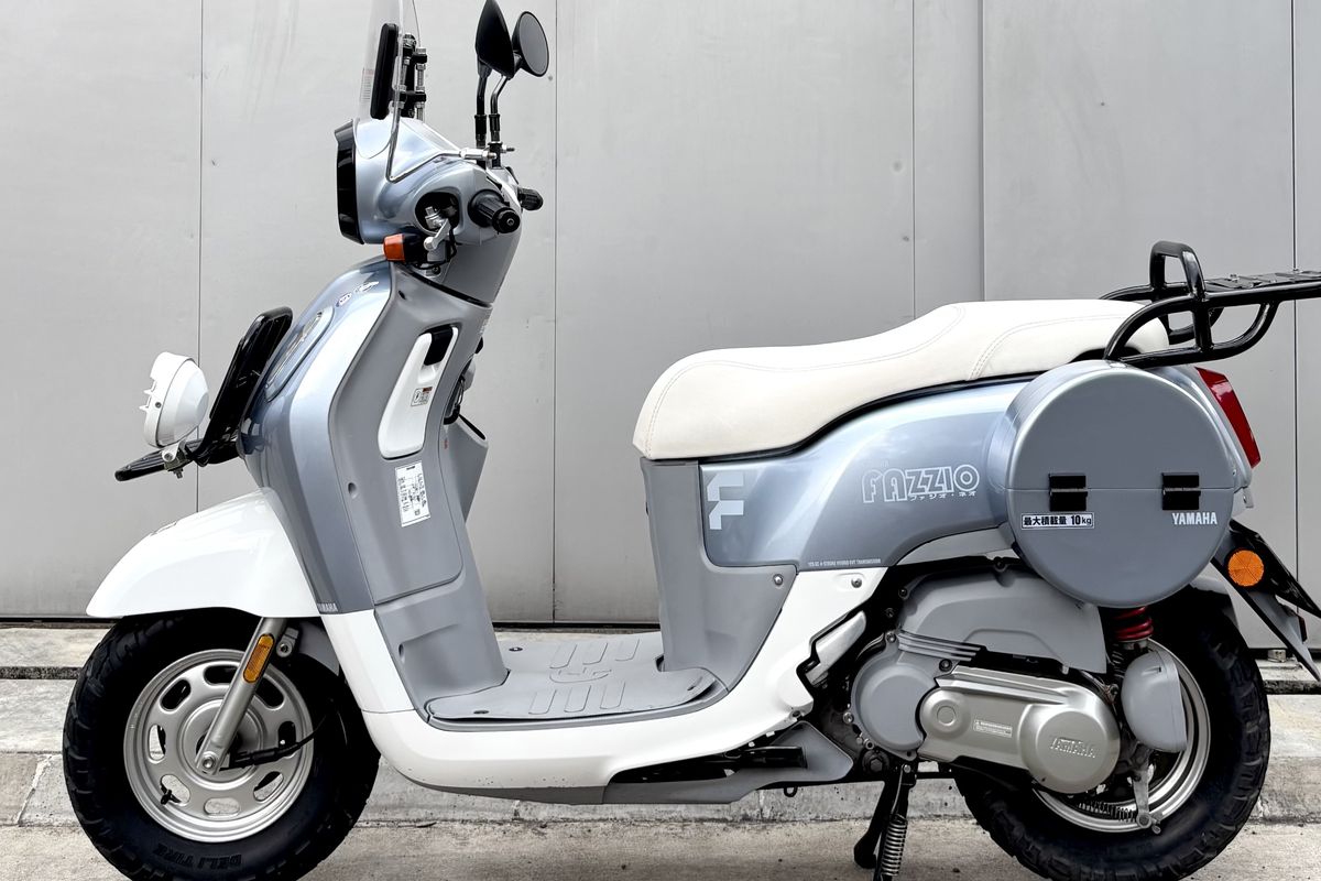 Modifikasi Yamaha Fazzio Bergaya Skuter Kargo Jepang