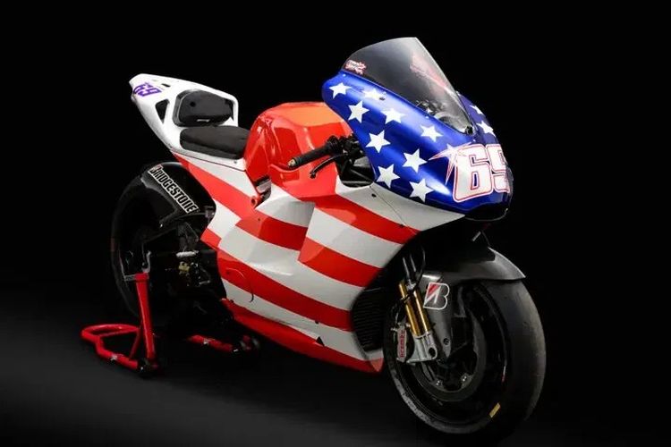 lelang motor, MotoGP, Nicky Hayden, Ducati GP8, Motor Ducati Nicky Hayden Dilelang, Harga Bisa Capai Rp 5 Miliar