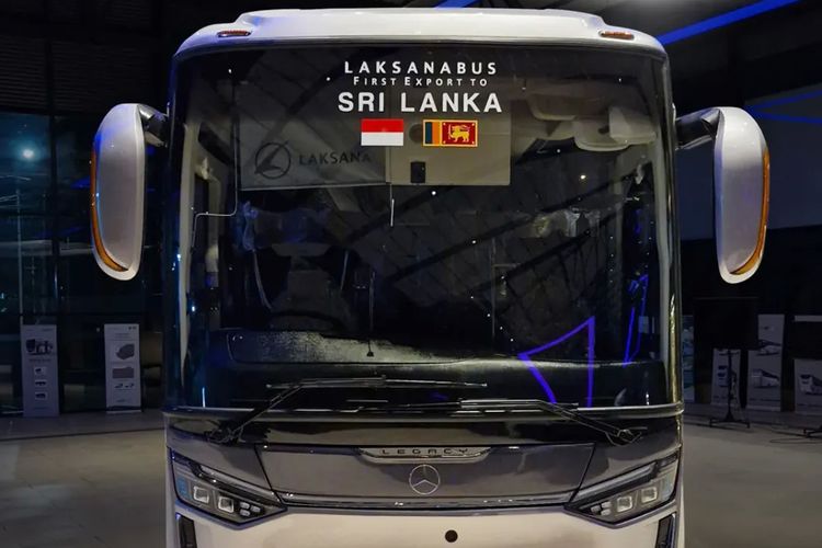 Karoseri Laksana, Sri Lanka, ekspor bus, sri lanka, desain satu pintu, Bus Satu Pintu Laksana Resmi Diekspor ke Lima Negara