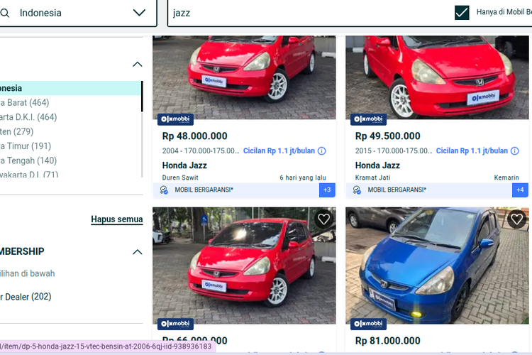 Honda Jazz, honda jazz bekas, Honda Jazz 50 jutaan, Dijual Mulai Rp 50 Jutaan, Ini Masalah Umum Honda Jazz yang Wajib Diketahui