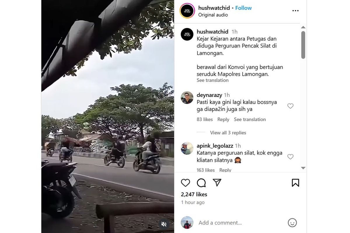 Video Konvoi Ormas Berujung Dikejar Polisi, Begini Aturannya