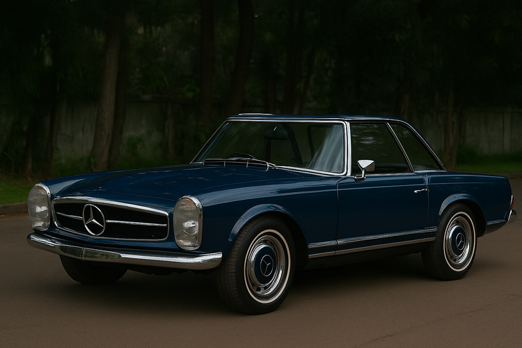otomotif, Ridwan Kamil, BJ Habibie, mobil klasik, Mercedes-benz, Intip Mercedes-Benz 280 SL BJ Habibie yang Dibeli Ridwan Kamil