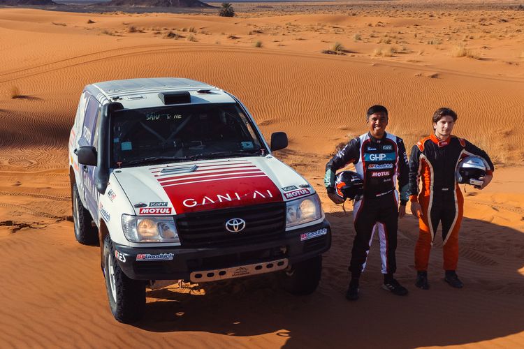 Toyota, Gurun Sahara, Jeje, Land Cruiser, AXCR, Asia Cross Country Rally, Julian Johan, pereli, rally dakar 2026, Persiapan Rally Dakar 2026: Julian Johan Latihan di Gurun Sahara