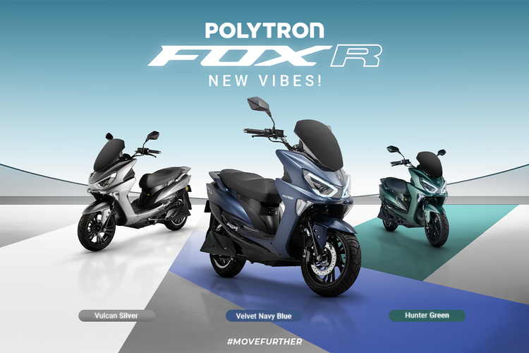 warna baru, motor listrik, Polytron Fox-R, Motor listrik, polytron fox-r, trends otomotif 2025, Polytron Luncurkan Warna Baru Motor Listrik Fox-R