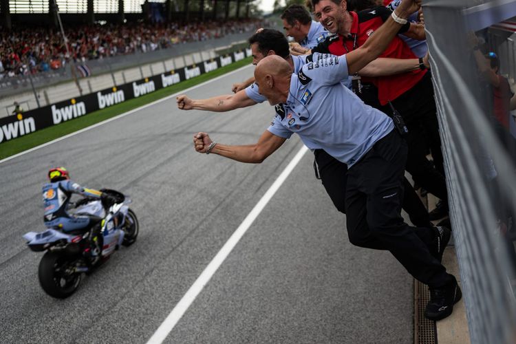 MotoGP, Red Bull Ring, Alex Marquez, Gresini Racing, Fermin Aldeguer, motogp 2025, MotoGP Austria 2025, Gresini Racing Positif Hadapi MotoGP Hungaria Usai Podium di Austria