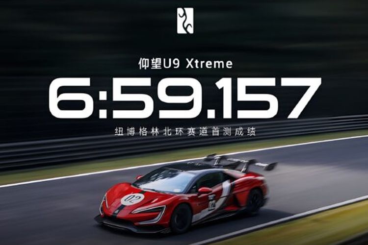rekor kecepatan, mobil listrik tercepat, hypercar listrik, Yangwang U9 Extreme, Rekor Kecepatan Yangwang U9 Extreme Tembus 496,22 Km/Jam
