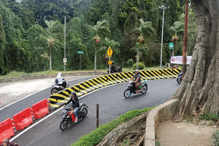 longsor, jalan alternatif, Batutulis, Jalan alternatif Batu Tulis Bogor, Jajal Jalan Khusus Motor di Batu Tulis Bogor, Hati-hati Jalur Sempit