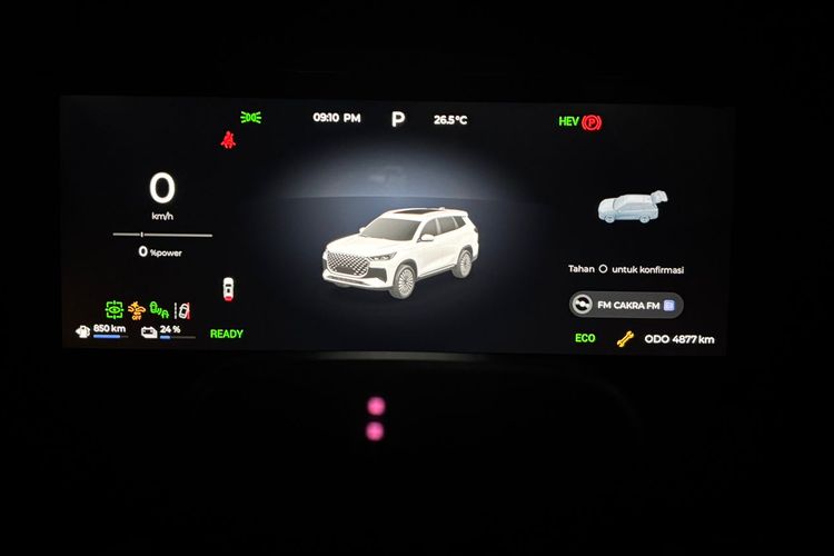 efisiensi bahan bakar, Tiggo 8 CSH, Chery Tiggo 8 CSH, Seberapa Irit BBM Chery Tiggo 8 CSH Dipakai Jakarta ke Bandung