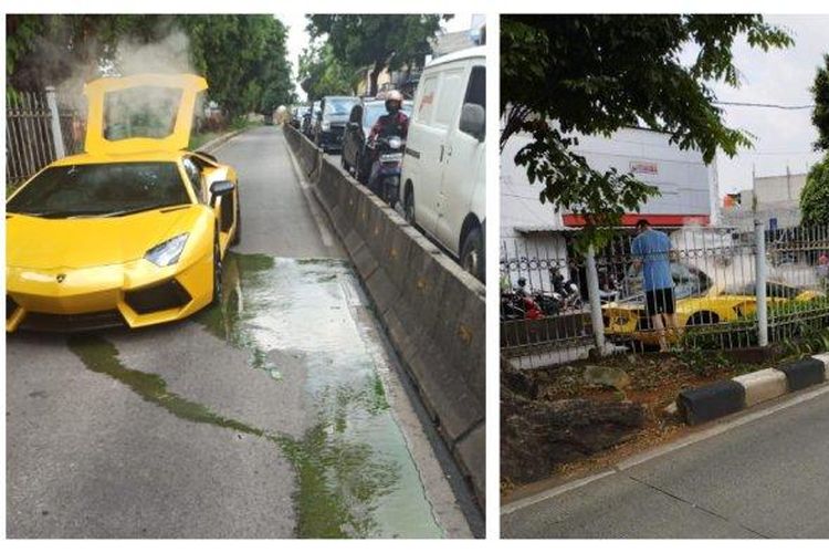 lamborghini, supercar, konvoi, Aventador, kecelakaan lamborghini, Saat Mengendarai Supercar Jangan Mudah Terpancing Emosi