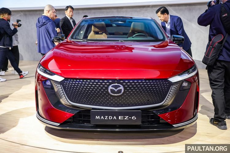 mazda, mobil, mobil listrik, Mazda EZ-6 EV, Menakar Peluang Sedan Listrik Mazda EZ-6 Masuk Indonesia