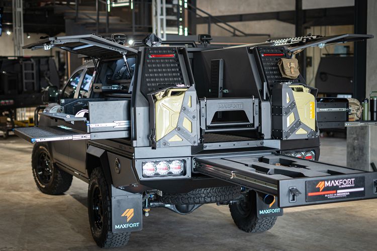 Tactical vehicle, kendaraan taktis, tactical vehicle, Maxfort, Hilux, toyota hilux, Kendaraan taktis, maxfort, Maxfort Ubah Toyota Hilux Jadi Kendaraan Taktis